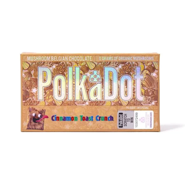 Polkadot Cinnamon Toast Crunch Chocolate Bar