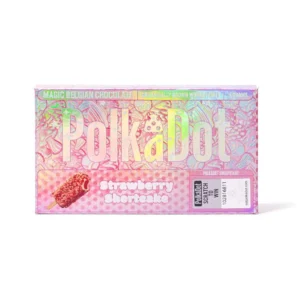 Polkadot Strawberry Shortcake Chocolate Bar