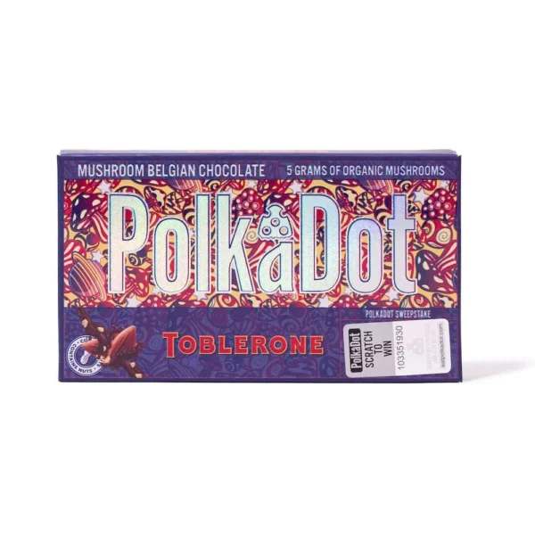 Polkadot Toblerone Chocolate Bar